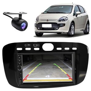 Central Multimídia 2 Din Mp5 Fiat Punto Câmera Moldura Bp