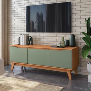 Rack Kappesberg 3 Portas 136 Cm Canela/verde