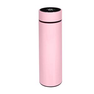 Garrafa Térmica Inox 500ml Quente Frio Tampa Rosa Nº14