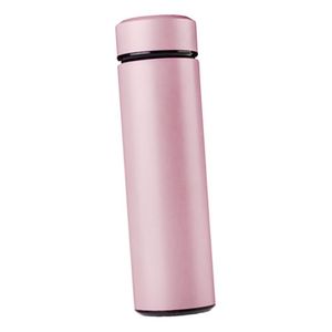 Garrafa Térmica Inox 500ml Quente Frio Tampa Rosa Nº16