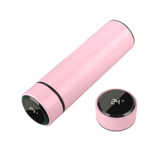 Garrafa Térmica Inox 500ml Quente Frio Tampa Rosa Nº6