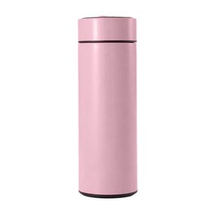 Garrafa Térmica Inox 500ml Quente Frio Tampa Rosa Nº15