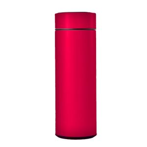 Garrafa Térmica Inox 500ml Quente Frio Tampa Vermelho Nº19
