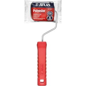 Garfo E Rolo De Espuma Para Pintura, 5 Cm, Cor Cinza, Atlas.