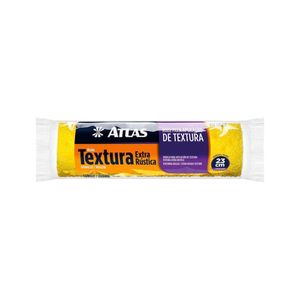 Pincéis Atlas 110/55 Rolo De Textura Ex. Rust De Espuma 23cm
