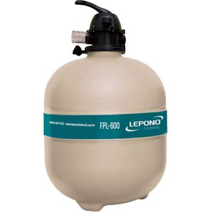 Filtro Piscina Lepono Fpl600 50mm Vazão Nominal 13000l/h Até 104.000 Litros
