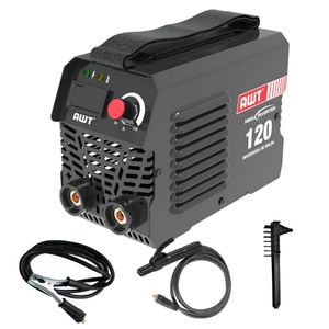 Máquina De Solda Inversora Mma120 Awt Monofásica Ip21s Anti Stick Com Acessórios 220V