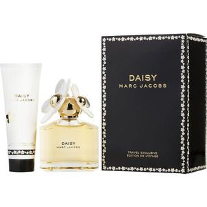 Cx De Presente Femin.marc Jacobs Daisy Eau De Toilette Spray 100 Ml + Luminous Loção Corporal 75 Ml