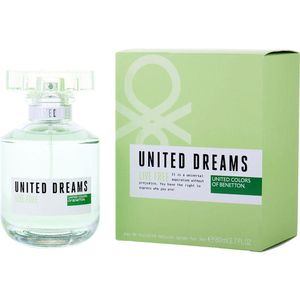 Perfume Feminino Benetton United Dreams Live Free Benetton Eau De Toilette Spray 80 Ml