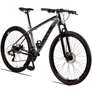 Bicicleta Dropp Z3 Aro 29 Câmbios Shimano 21 Marchas Freio A Disco - Grafite+preto - 15 Grafite+preto