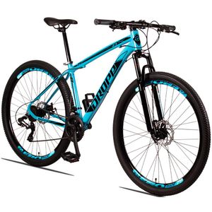Bicicleta Dropp Z3 Aro 29 Câmbios Shimano 21 Marchas Freio A Disco Mecânico Com Suspensão - Azul+preto - 21 Azul+preto