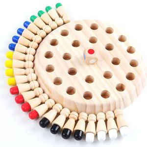 Jogo Montessori Memória Das Cores Xadrez Tabuleiro Educativo