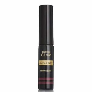 Batom Líquido Eudora Glam Matte Tint Rose Vintage 4g