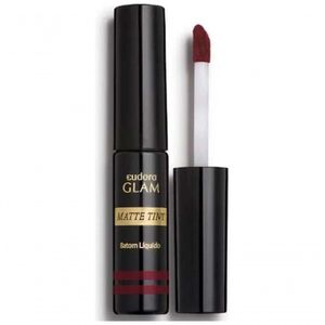 Batom Líquido Eudora Glam Matte Tint Bordô Intenso 4g