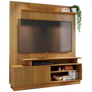 Estante Home Para Tv 65 Polegadas Ares Cumaru Madetec