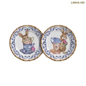 Conjunto 2 Pratos De Sobremesa Teatime - Maison Blanche