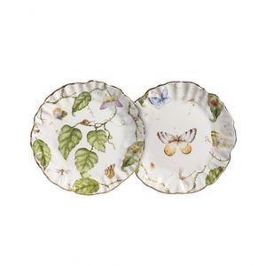 Conjunto Com 2 Pratos De Sobremesa Botanique - Maison Blanche