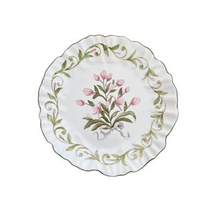 Prato Raso Dolce Fiore Rosa - Maison Blanche