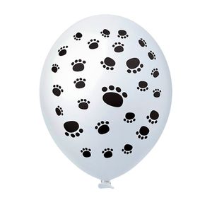 Balão Estampado Patinhas Caninas - 11 Polegadas - 25 Un