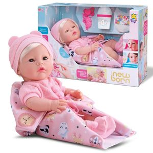 Boneca Diver New Born Premium Com Cabelo E Acessórios