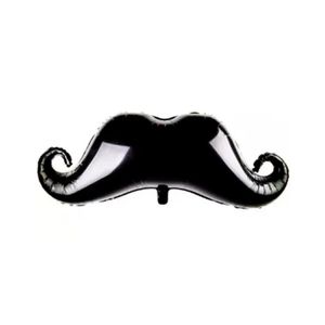 Balão Metalizado Bigode - 16 Polegadas