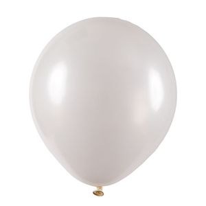Balão De Látex Metalizado Branco - 8 Polegadas - 50 Unidades