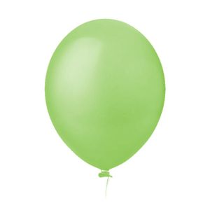 Balão De Látex Verde Limão Liso - 8 Polegadas - 50 Unidades