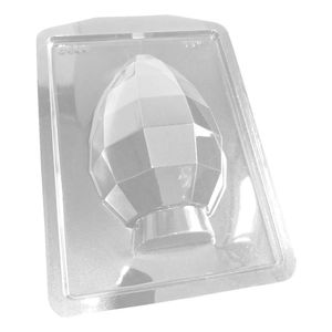 Forma De Silicone Ovo Diamantado Em Pé - 350g