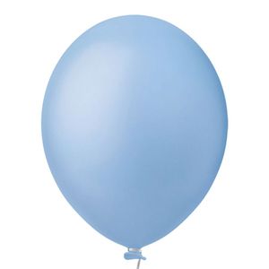 Balão Látex Candy Azul Claro - 9 Polegadas - 50 Unidades