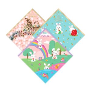 Envelope Express Estampado Para Ovo Páscoa 750g A 1kg - 25 Un Modelo Pétala
