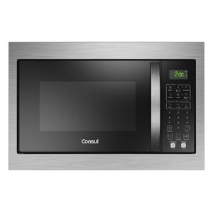 Micro-ondas Consul De Embutir 32 Litros Preto Com Design Moderno E Menu Fácil CM146AE