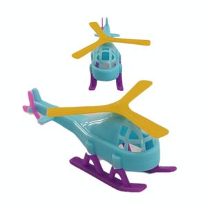 Mini Brinquedo Super Helicóptero Colorido - 4 Unidades