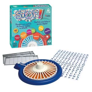 Jogo Stop Com Roleta E Cartela 60 Temas