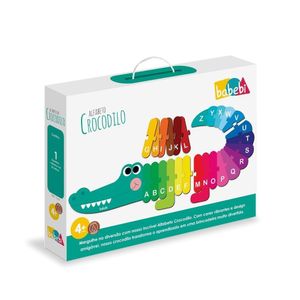 Quebra-cabeça Do Crocodilo Colorido Divertido Infantil