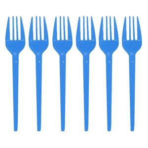 Garfinho Descartável Azul Claro Para Festas - 50 Unidades