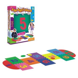 Jogo Amarelinha Colorida Em E.v.a