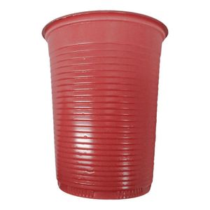 Copo Descartável Vermelho De Festa 200ml - 50 Unidades