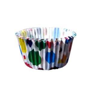 Forminha Para Cupcake Poá Colorido Circo - 45 Unidades