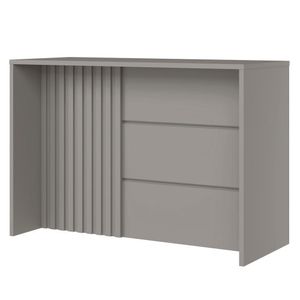 Mesa Bancada Gourmet Mdf 146x101 Cm C630 Americana Cinza Henn