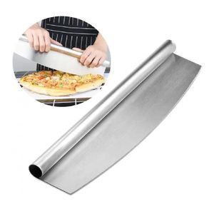 Cortador De Pizza Inox Fatiador Paes Bolos Massas Lamina 30cm Carretilha De Corte Profissional Cozinha Culinaria