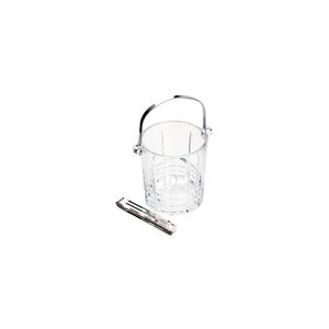Balde Gelo Com Alça E Pegador Grego 15 Cm X 13 Cm 14 Cm Transparente