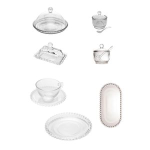 Kit Café Da Manhã Pearl Wolff Transparente