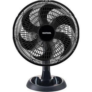 Ventilador Oscilante Eco Mesa 30cm Turbo 220V Ventisol Preto 220V