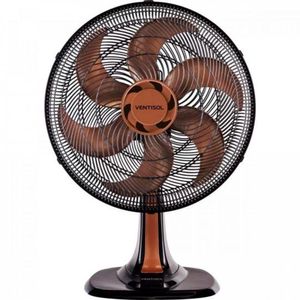 Ventilador Oscilante Mesa 40cm Turbo 6 Pás 220V Ventisol Bronze 220V