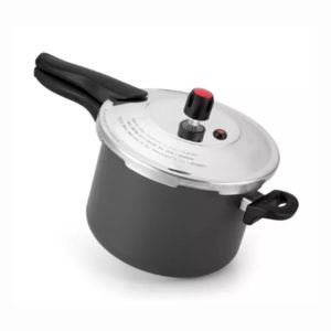 Panela Pressão 4,5l Antiaderente Fechamento Externo Premium - Cinza