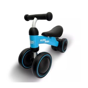 Bicicleta Infantil Bike Sem Pedal 4 Rodas Até 25kg - Azul