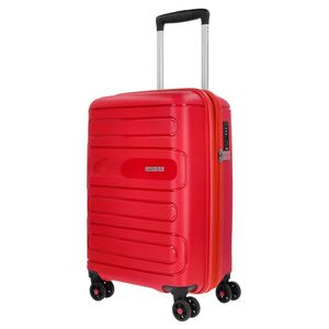Mala de Bordo American Tourister By Samsonite Sunside Polipropileno Expansível TSA Vermelha