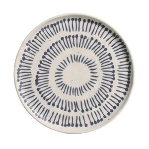 Conjunto 6 Pratos De Sobremesa Bio Stoneware Primitiva 21,5cm Porto Brasil