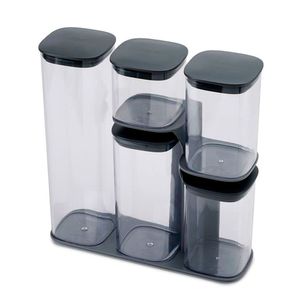 Conjunto 5 Potes Em Silicone Podium Joseph & Joseph