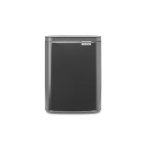 Lixeira Bo Touch Bin Em Aço 7L Preta Brabantia